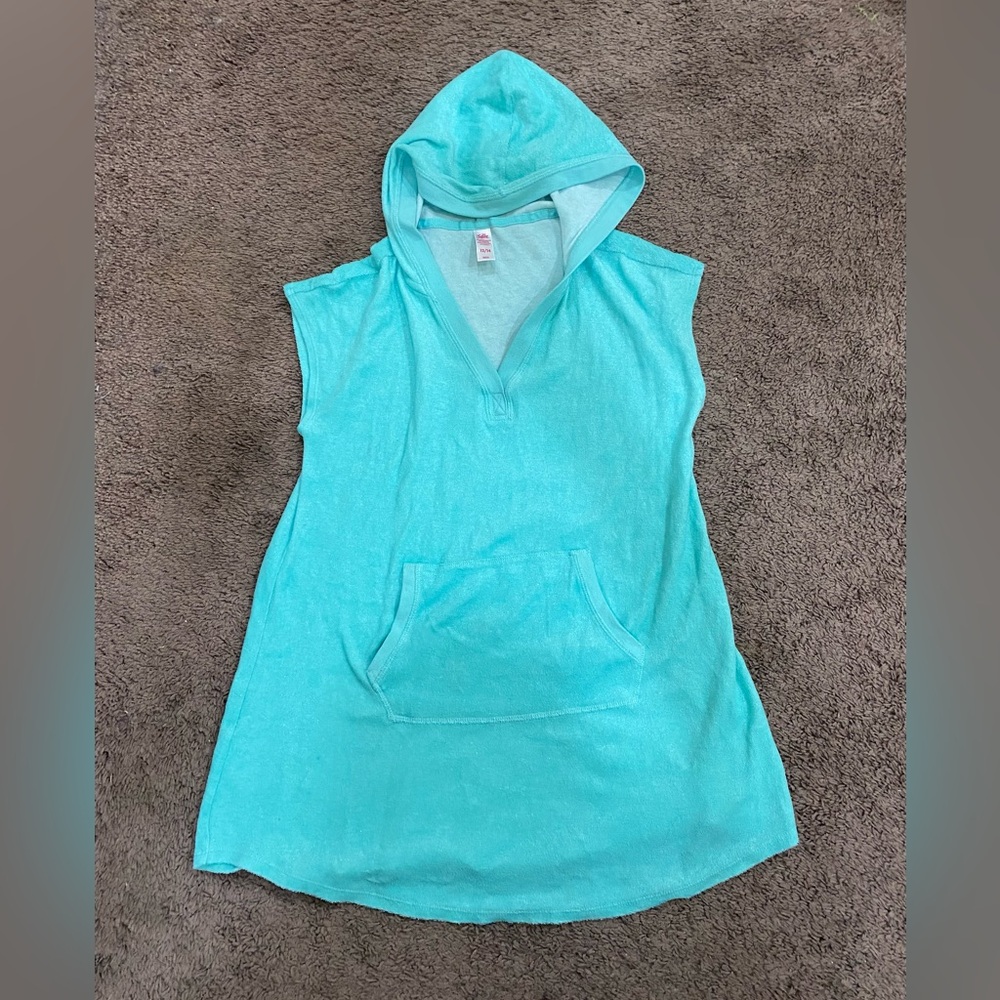 Girls Justice Sparkle Swim Cover Up size 12/14